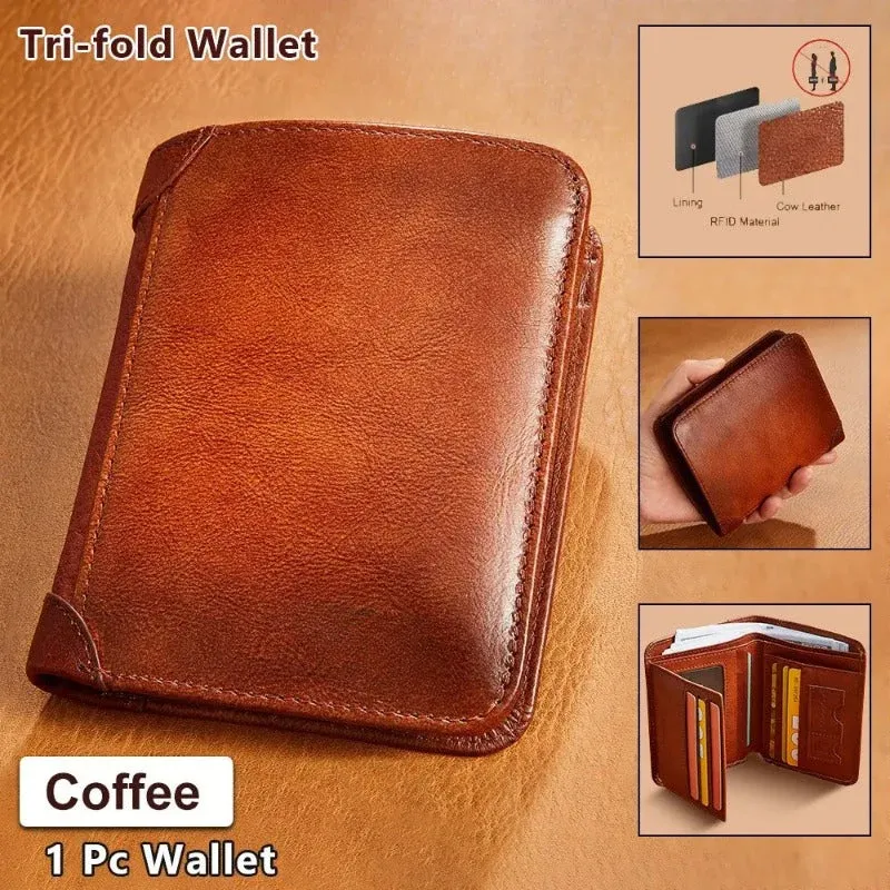 Ultra Slim RFID Leather Bifold - Image 9