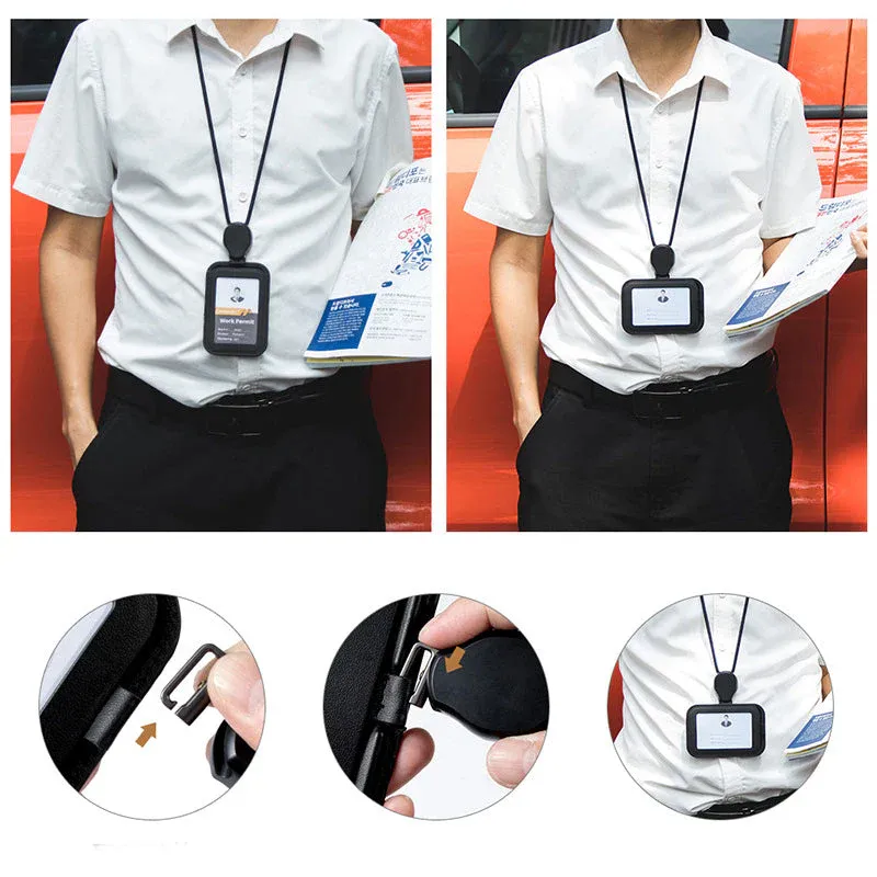 Retractable ID Badge Holder with Lanyard - Image 6