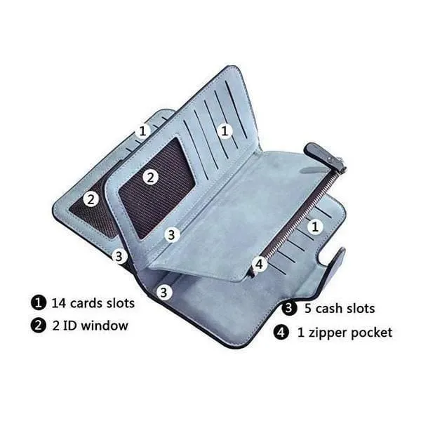 š„RETRO GLAMOROUS MULTIPLE SLOTS WOMEN WALLETS - Image 3