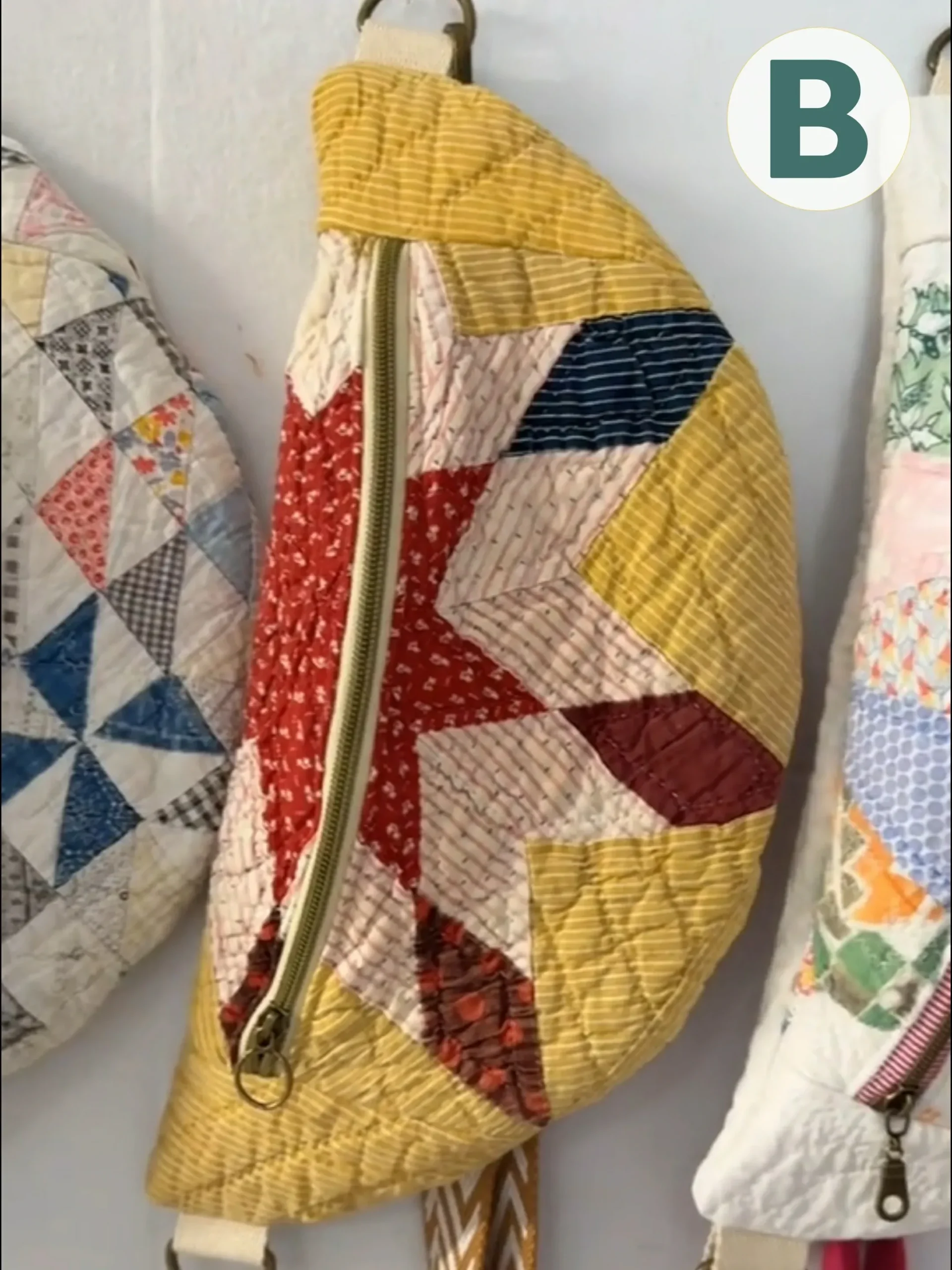 🔥🔥 Vintage-Inspired Patchwork Quilted Sling Bag - Image 8