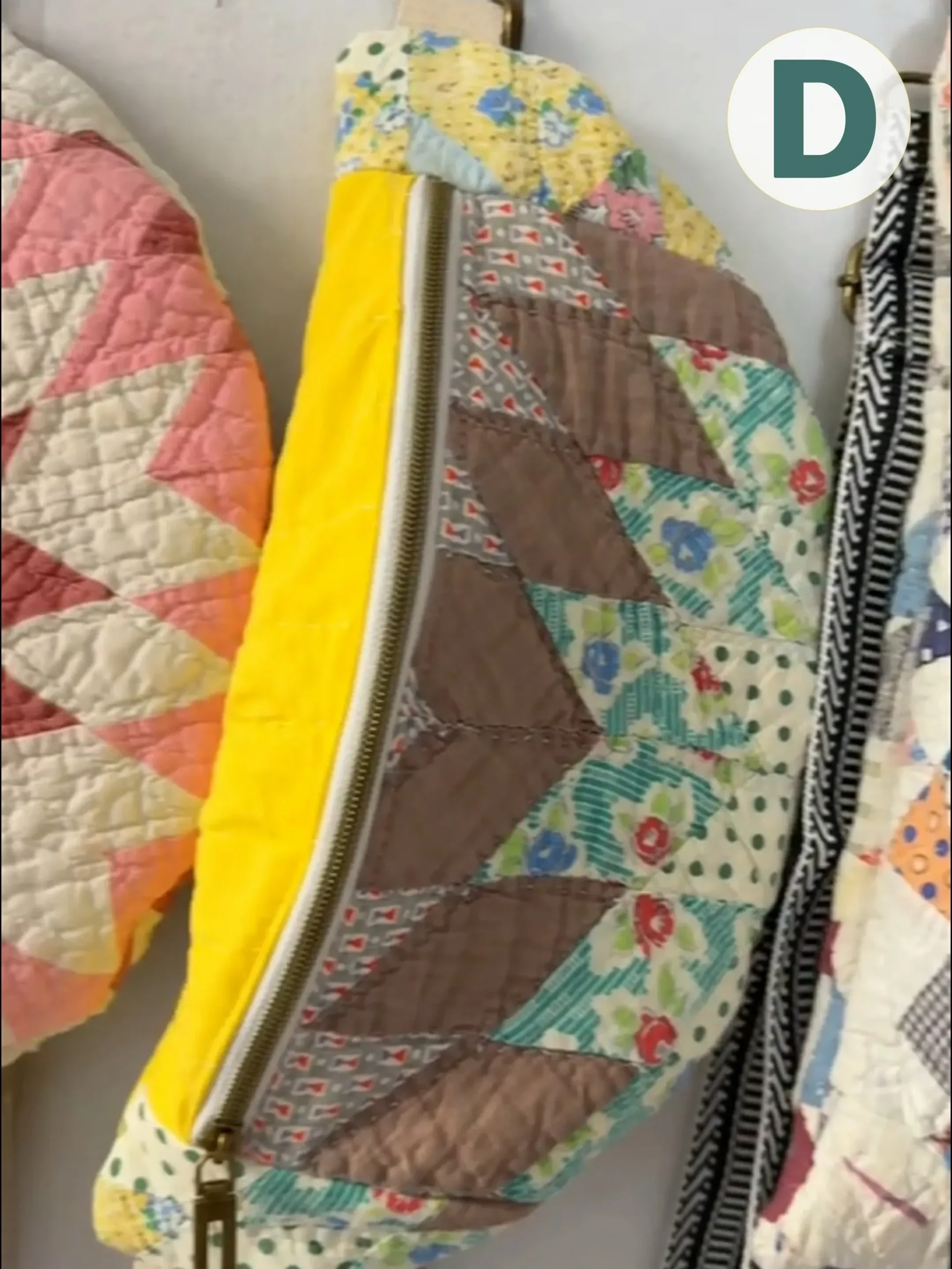 🔥🔥 Vintage-Inspired Patchwork Quilted Sling Bag - Image 10