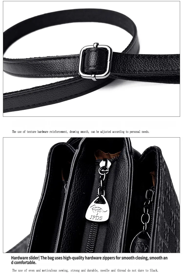 Elegant Leather Shoulder Bag for Women - Image 16